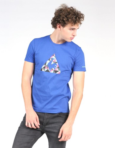 מוצרי לה קוק ספורטיף לגברים Le Coq Sportif SMU Jacquard Logo - כחול