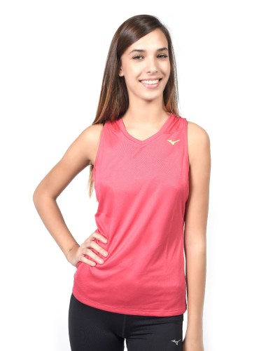 מוצרי מיזונו לנשים Mizuno DryLite Core Sleeveless - ורוד