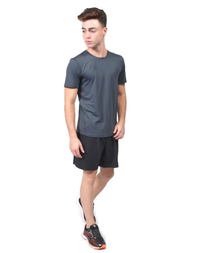 מוצרי ברוקס לגברים Brooks Steady Short Sleeve - אפור