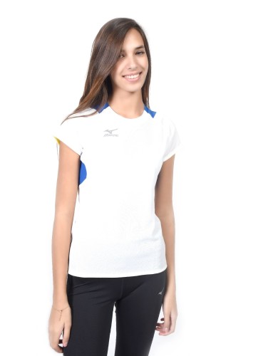 מוצרי מיזונו לנשים Mizuno Trad Tee - לבן