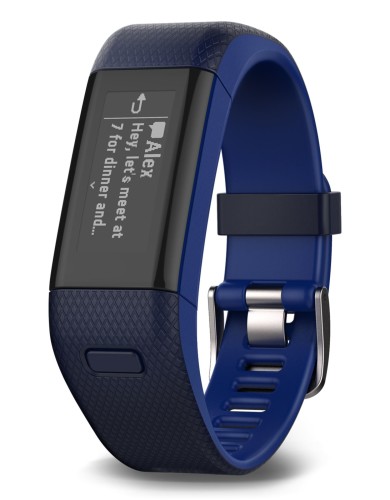 מוצרי גרמין לנשים Garmin Vivosmart HR Plus - כחול כהה