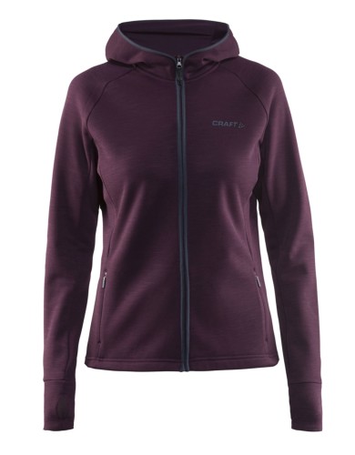 מוצרי Craft לנשים Craft Warm Hood Jacket - סגול