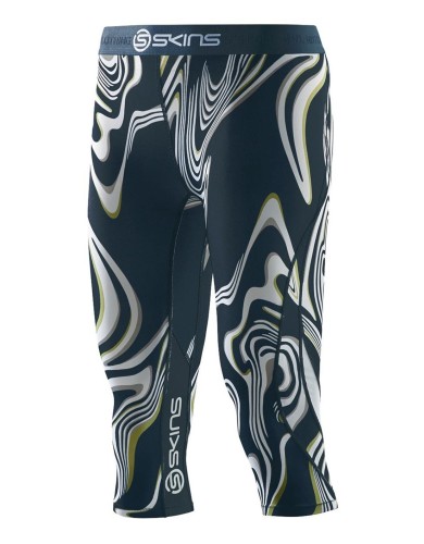 מוצרי Skins לנשים Skins DNAmic Capri Tights - כחול/לבן
