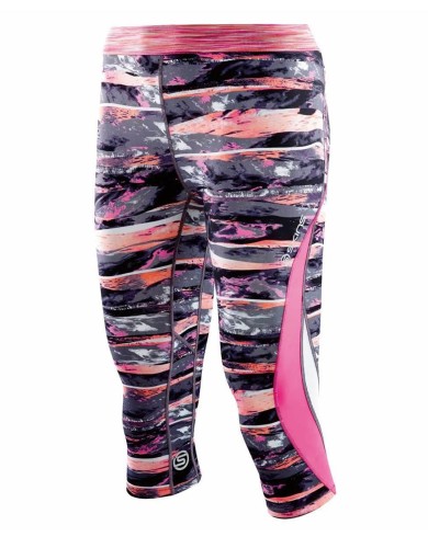 מוצרי Skins לנשים Skins DNAmic Capri Tights - אפור/ורוד