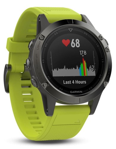 מוצרי גרמין לנשים Garmin Fenix 5 - צהוב