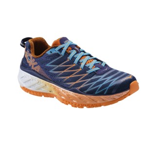 מוצרי הוקה לגברים Hoka One One Clayton 2 - כחול/כתום