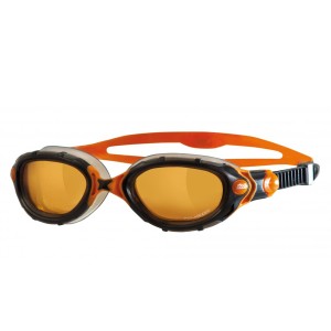 מוצרי זוגס לנשים Zoggs Predator Flex Polarized Ultra - שחור/כתום