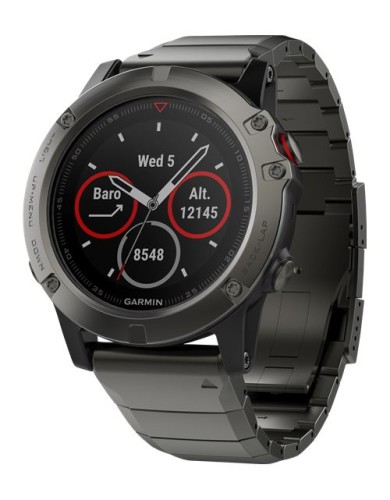 מוצרי גרמין לנשים Garmin Fenix 5X - שחור/אפור