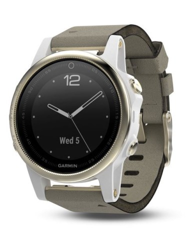 מוצרי גרמין לנשים Garmin Fenix 5S Sapphire - בז'