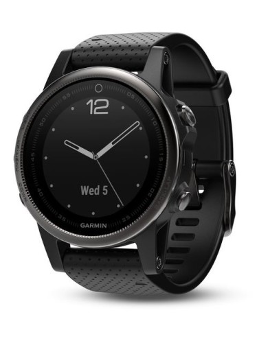 מוצרי גרמין לנשים Garmin Fenix 5S Sapphire - שחור