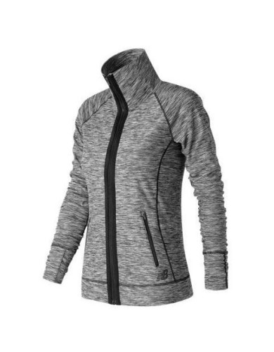מוצרי ניו באלאנס לנשים New Balance In Transit Jacket - אפור