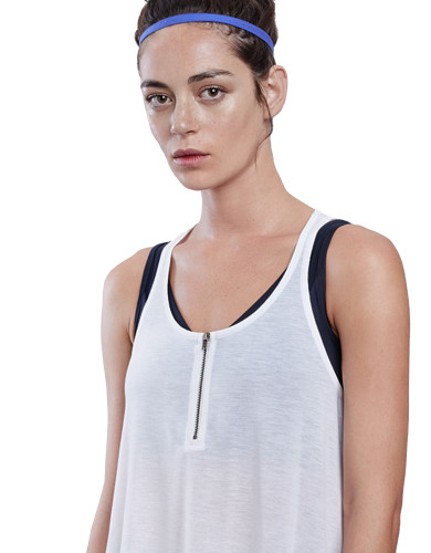 מוצרי לונקס לנשים Lynx Bestie White top - לבן