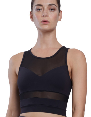 מוצרי לונקס לנשים Lynx Chic Lynx Black Top - שחור