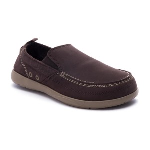 מוצרי Crocs לגברים Crocs Harborline Nubuck Loafer - חום