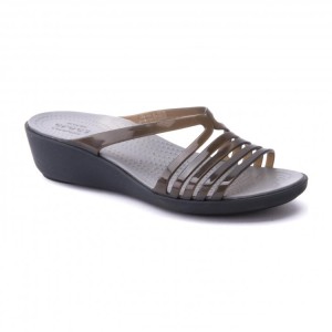 מוצרי Crocs לנשים Crocs Isabella Mini Wedge - חום