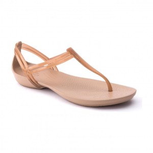 מוצרי Crocs לנשים Crocs Isabella Tstrap - זהב