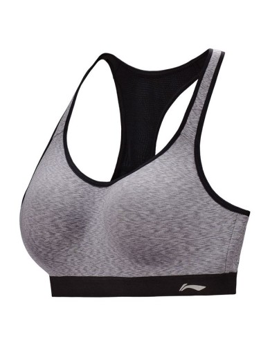 מוצרי לי נינג לנשים Li-Ning Spring Sport Bra - אפור בהיר
