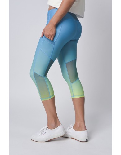 מוצרי לופופ לנשים LUPOP Bright Ombre - תכלת/צהוב