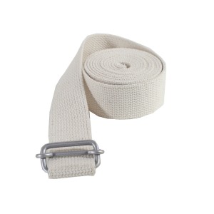 מוצרי YOGASTORE לנשים YOGASTORE Professional Yoga Belt - לבן