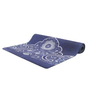 מוצרי YOGASTORE לנשים YOGASTORE Hot Yoga Mat - כחול/לבן