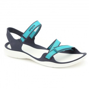 מוצרי Crocs לנשים Crocs Swiftwater Webbing Sandal - טורקיז