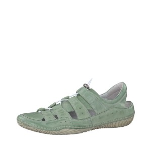 מוצרי Jana לנשים Jana Lace Up Shoe - ירוק