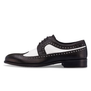 מוצרי פיוקו נרו לגברים FIOCCO NERO BROGUES 543 - שחור/לבן