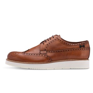 מוצרי פיוקו נרו לגברים FIOCCO NERO BROGUES 548 - קאמל