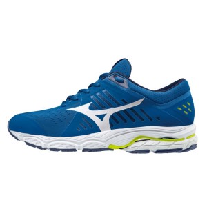 מוצרי מיזונו לגברים Mizuno WAVE STREAM - כחול/לבן