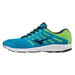 מוצרי מיזונו לגברים Mizuno EZRUN - כחול/ירוק