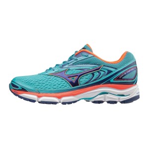 מוצרי מיזונו לנשים Mizuno WAVE INSPIRE 13 - טורקיז
