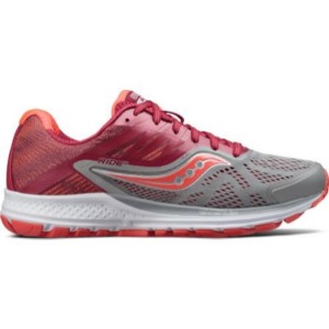 מוצרי סאקוני לנשים Saucony Ride 10 - אפור/אדום